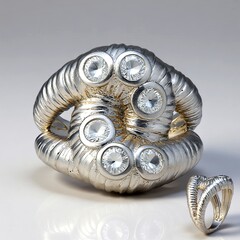 Anello in argento con Zircone