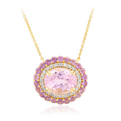 Collana in argento con Kunzite
