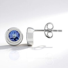 Orecchini in argento con Tanzanite