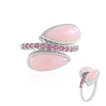 Pinkfarbener Opal-Silberring (KM by Juwelo)