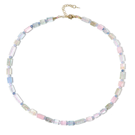 Beryll-Silberhalskette (Riya)