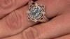 Anillo en plata con Zircón de Ratanak Kirí