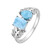 Larimar-Silberring