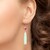 Pendientes en oro con Calcedonia verde (KM by Juwelo)