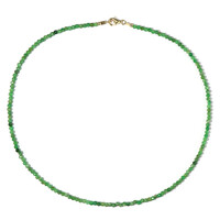 Collier en argent et Tsavorite de Tanzanie