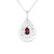 Collier en or et Grenat Rhodolite framboise (Ornaments by de Melo)
