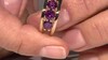 Anillo en oro con Granate Magenta (de Melo)