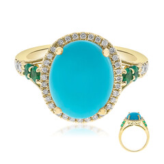 Anillo en oro con Turquesa