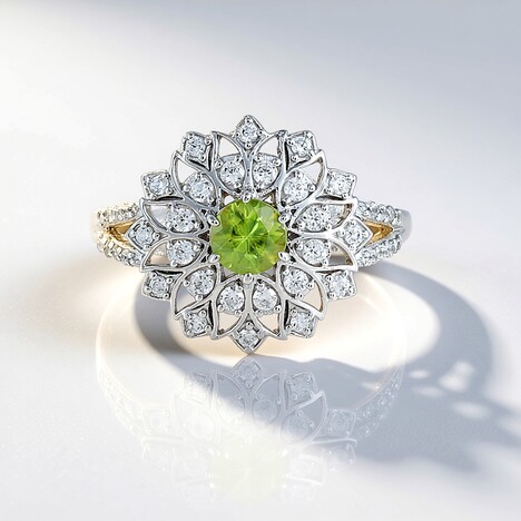 Anello in argento con Sfene