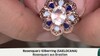 Anillo en plata con Cuarzo rosa (SAELOCANA)