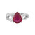 Madagascar Ruby Silver Ring