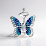 Anello in argento con Opale di Welo (Dallas Prince Designs)