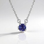 Collier en argent et Tanzanite (de Melo Essence)
