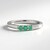 Anello in argento con Smeraldo Etiope
