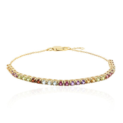 Bracelet en argent et Améthyste