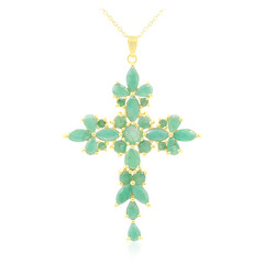 Collar en plata con Esmeralda