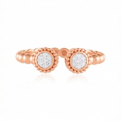 Zilveren ring met zirkonen (de Melo Essence)