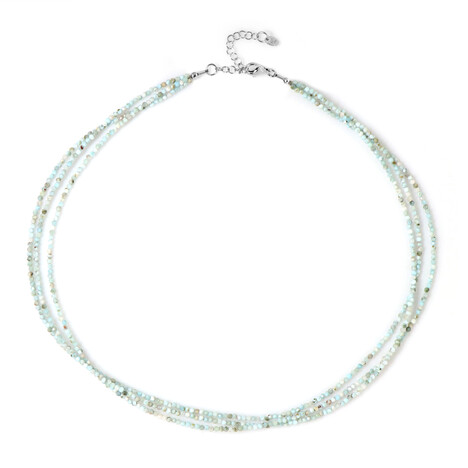 Collar en plata con Larimar