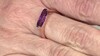 Zilveren ring met een Zambia-amethist