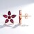 Orecchini in argento con Rodolite