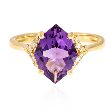 Amethyst-Goldring