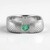 Anello in argento con Smeraldo Colombiano (de Melo Essence)