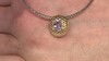 Colgante en plata con Amatista Rosa de Francia (MONOSONO COLLECTION)