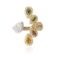 Anillo en oro con Diamante fancy SI2