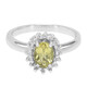 Anello in argento con Apatite Lemon
