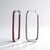 Orecchini in argento con Rodolite