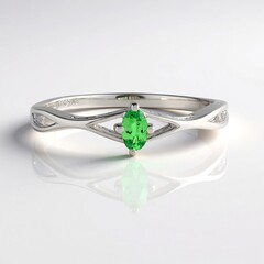 Anello in argento con Lemshuku Tsavorite
