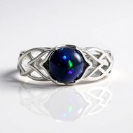 Mezezo Opal Silver Ring (de Melo Essence)