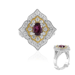 Rhodolith-Silberring (Dallas Prince Designs)