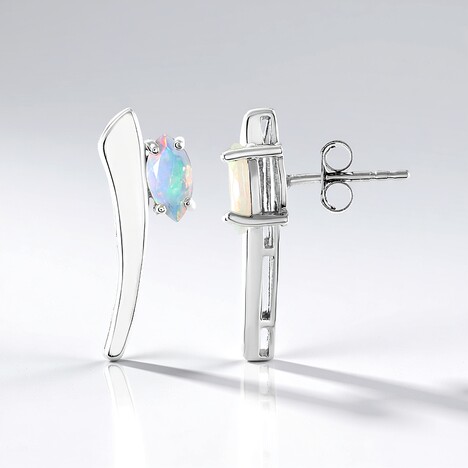 Orecchini in argento con Opale di Welo (de Melo)