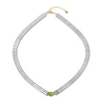 Collana in argento con Peridoto