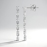 Pendientes en oro con Diamante IF (G)  (de Melo Gold)
