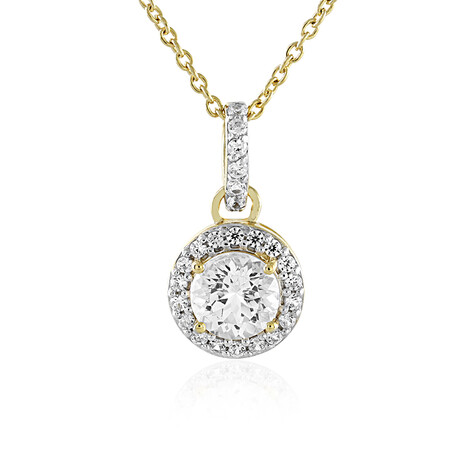 Collana in argento con Danburite