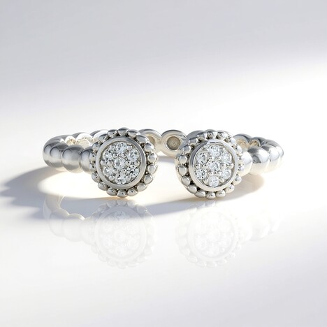 Anello in argento con Zircone (de Melo Essence)
