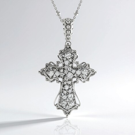 Collana in argento con Zircone (Dallas Prince Designs)