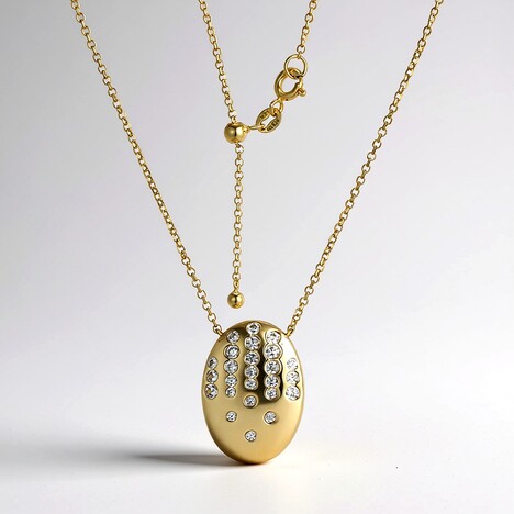 Collana in argento con Zircone (Adela Silber)