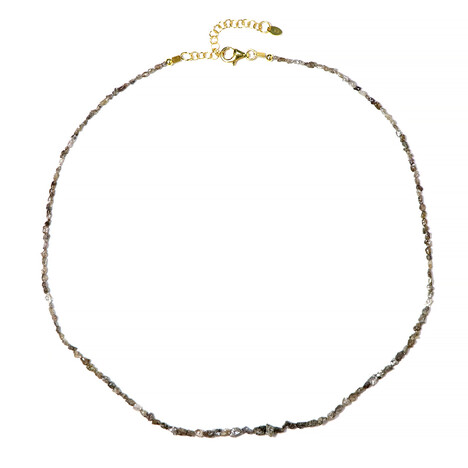 Collar en plata con Diamante champán