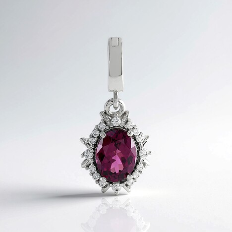 Ciondolo in argento con Umbalite