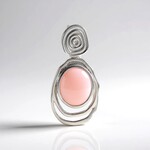 Ciondolo in argento con Opale Rosa (MONOSONO COLLECTION)