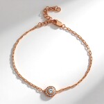 Bracciale in argento con Topazio Blu Svizzero (Adela Silber)