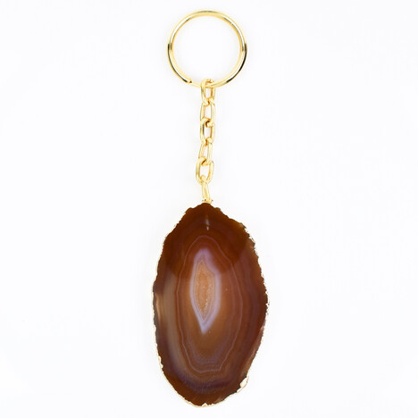 Accesorio en acero inoxidable con Ágata