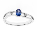 Blauer Ceylon-Saphir-Goldring (CIRARI)