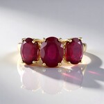 Anello in oro con Rubino del Madagascar (de Melo Gold)