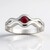 Anello in argento con Rubino della Birmania (Pallanova)