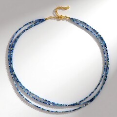 Collana in argento con Cianite del Nepal