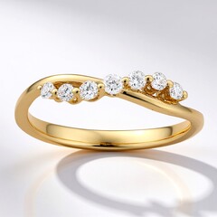 Anello in oro con Diamante I1 (H)